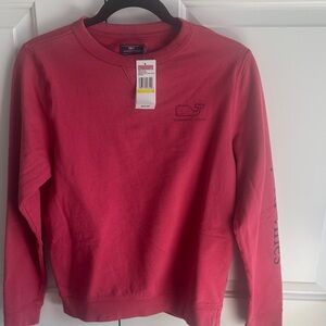 BNWT Vineyard Vines Boys  faded red Sweatshirt Sz boys M 12-14